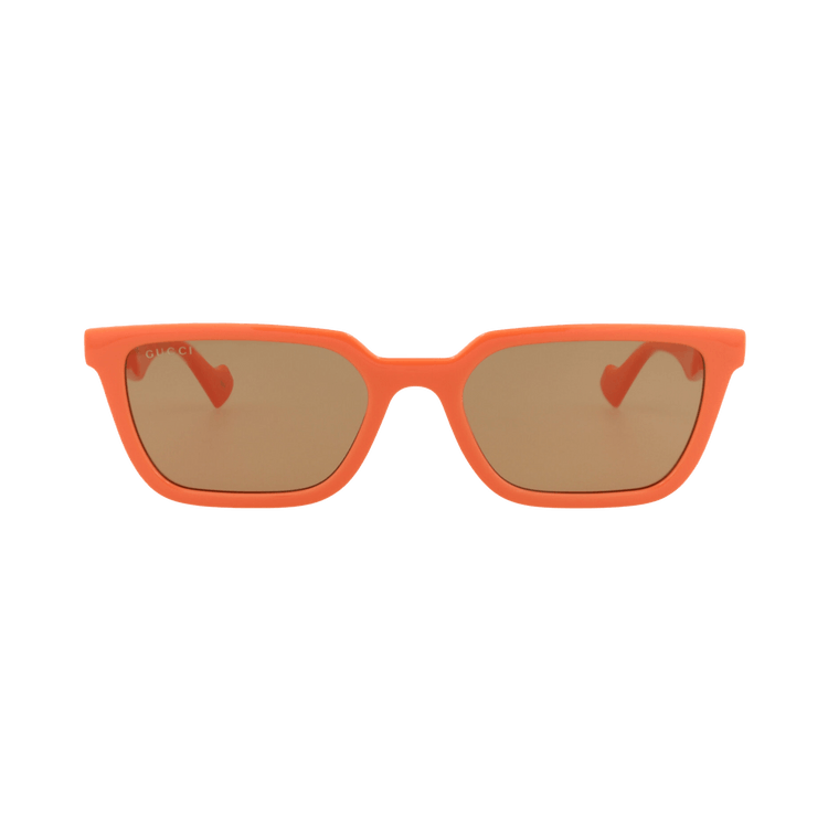 Gucci Square Sunglasses 'Orange/Brown'