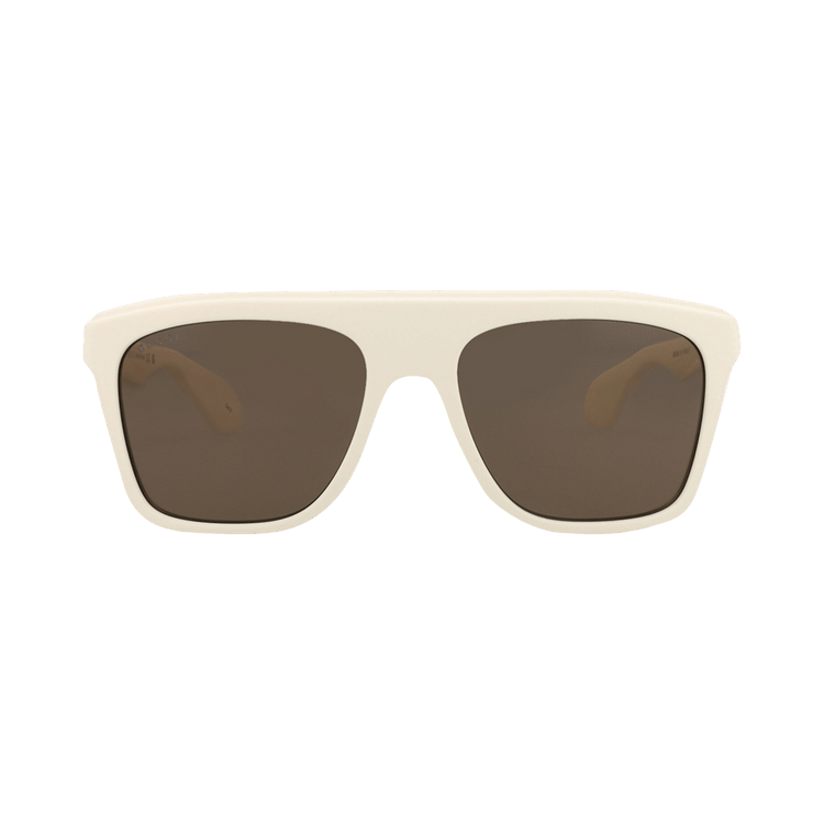 Gucci Square Sunglasses 'White/Brown'