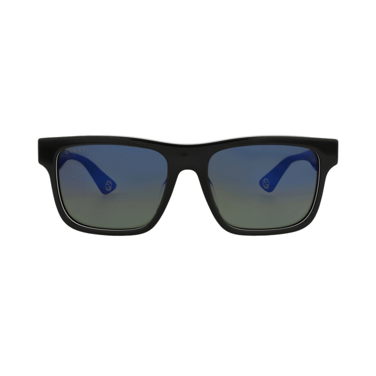 Gucci Square Sunglasses 'Black/Grey/Blue'