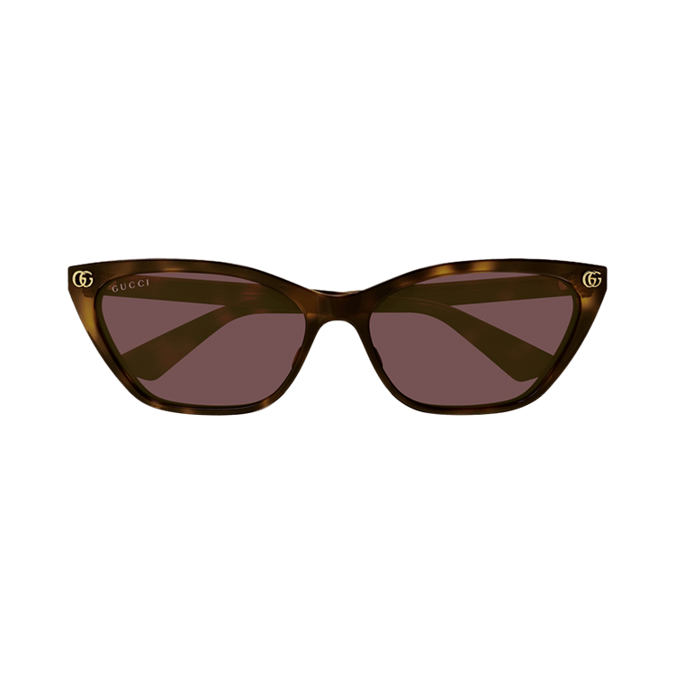 Gucci Cat Eye Sunglasses 'Shiny Medium Havana'