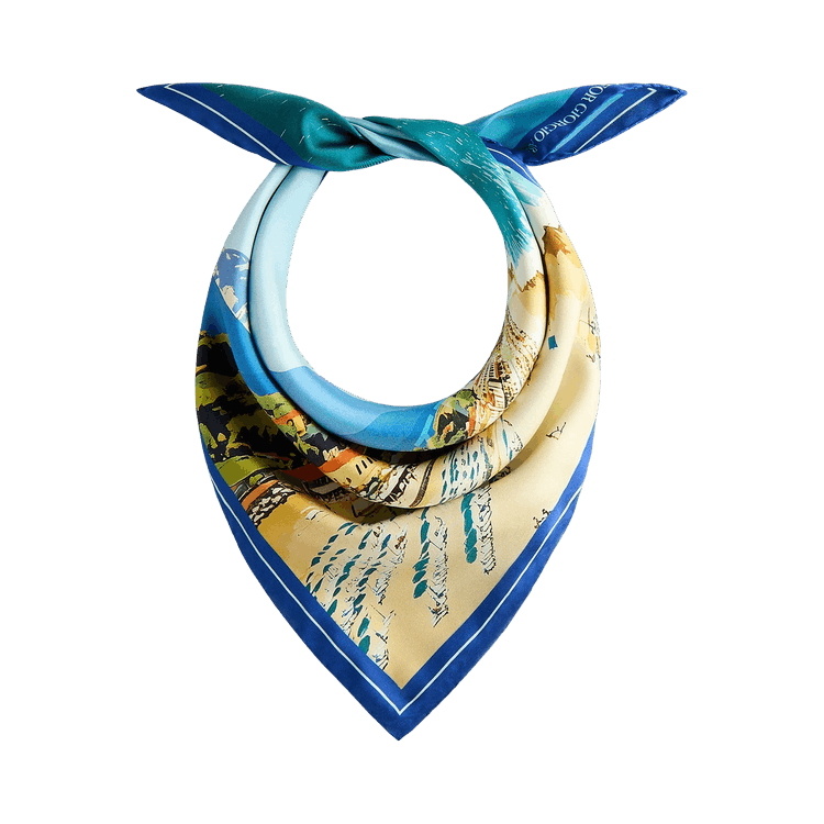 Kith Giorgio Armani & Forte Dei Marmi Printed Silk Bandana 'Multi'