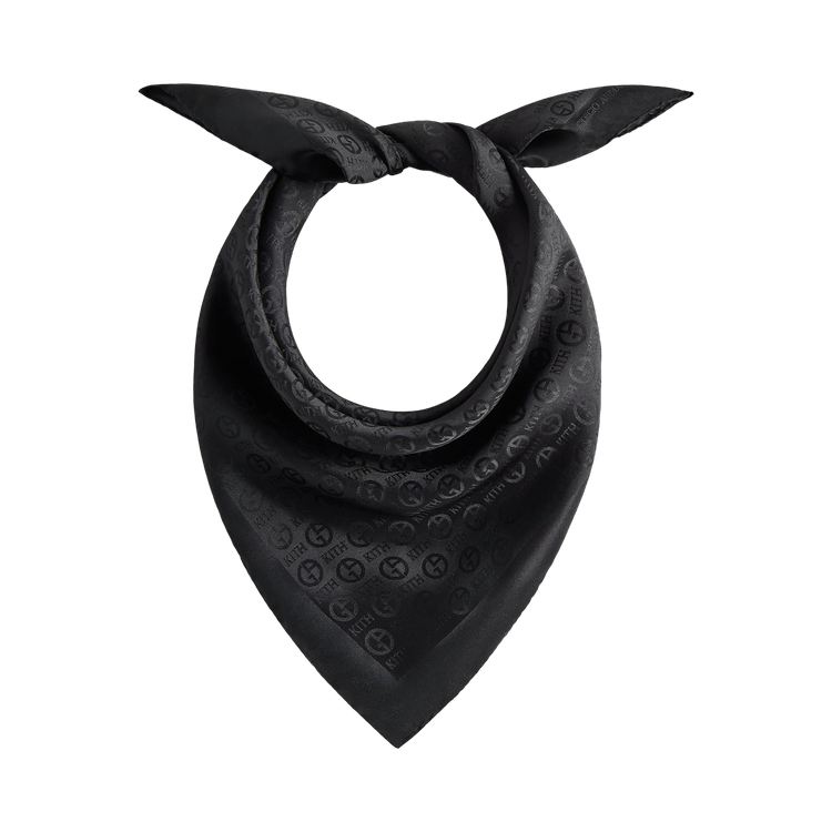 Kith Giorgio Armani & Monogram Jacquard Silk Bandana 'Black'