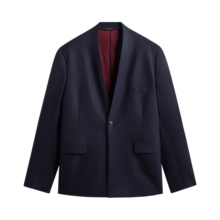 Kith &Kin x Giorgio Armani Cropped Collarless Jacket 'Blue/Navy'