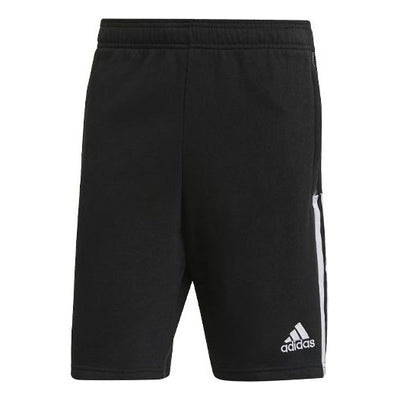 adidas Tiro 21 Sweat Shorts Stripe Slim Fit Soccer/Football Sports Black