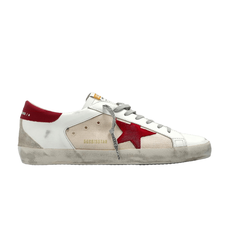 Golden Goose Super Star Sports Shoes 'White Red'