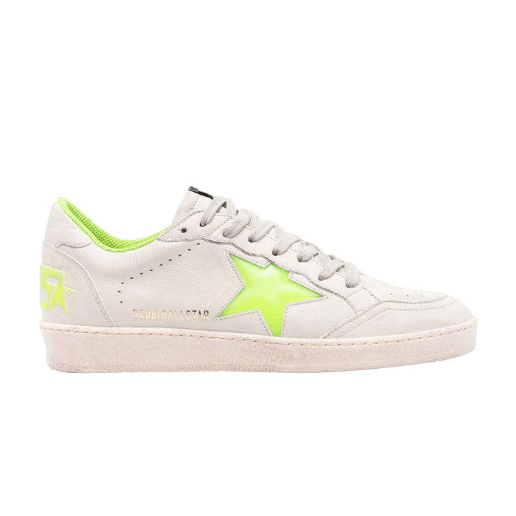 Golden Goose Ball Star 'White Green Lime'