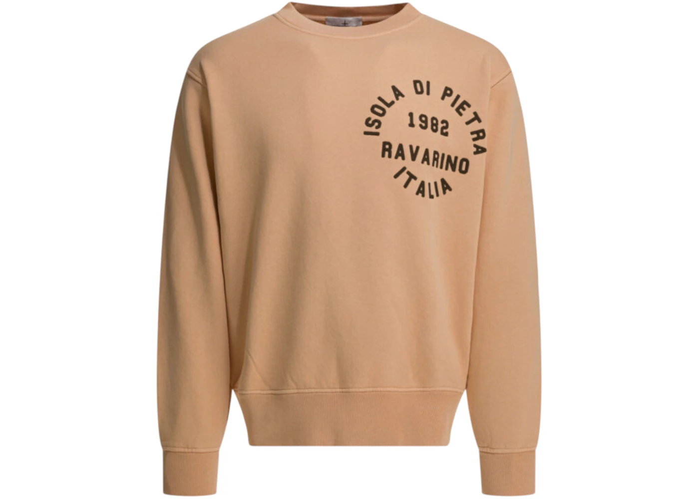 Stone Island Crewneck Logo Sweatshirt Pink
