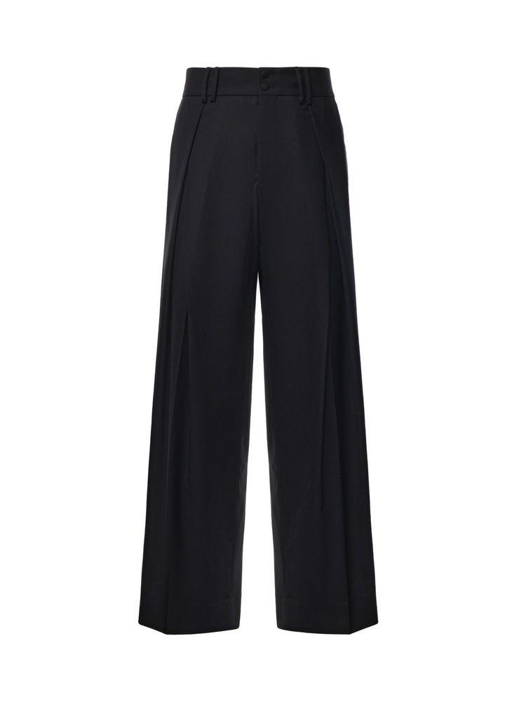 Dolce & Gabbana Pleated Panama Trousers