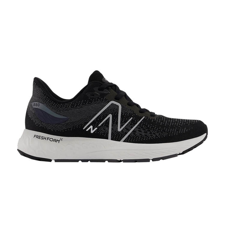 New Balance Fresh Foam X 880v12 Big Kid X-Wide 'Black Ocean Grey'