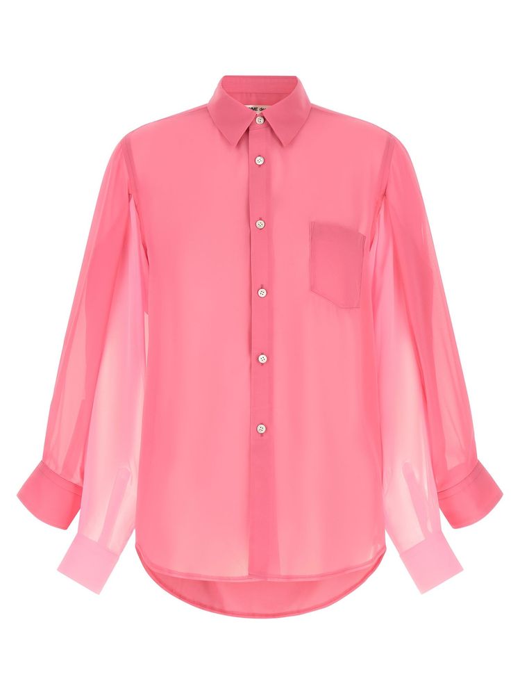 Comme des Garçons Shirt Double Sleeve Sheer Shirt