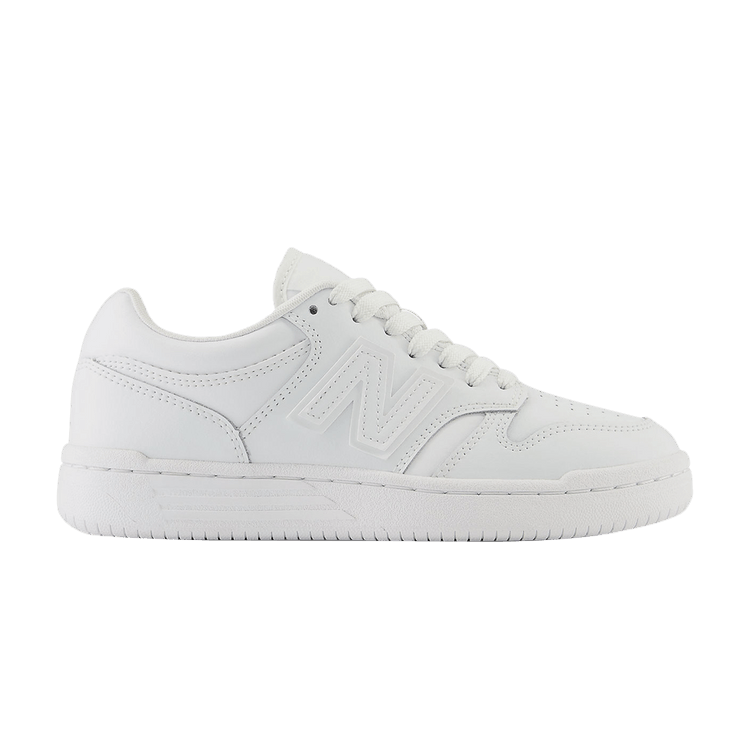 New Balance 480 Big Kid 'Triple White'