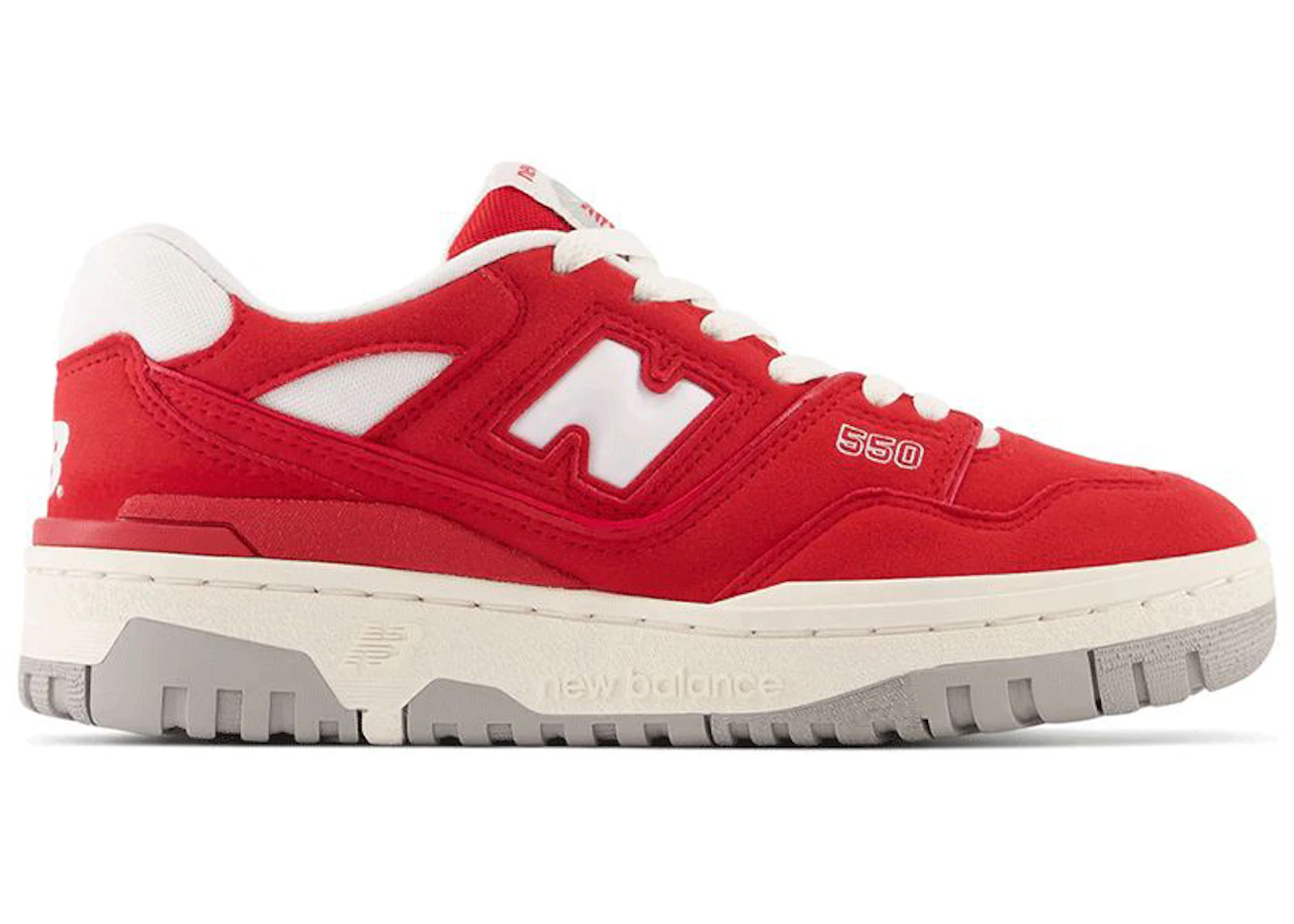 New Balance 550 Team Red Suede (GS)