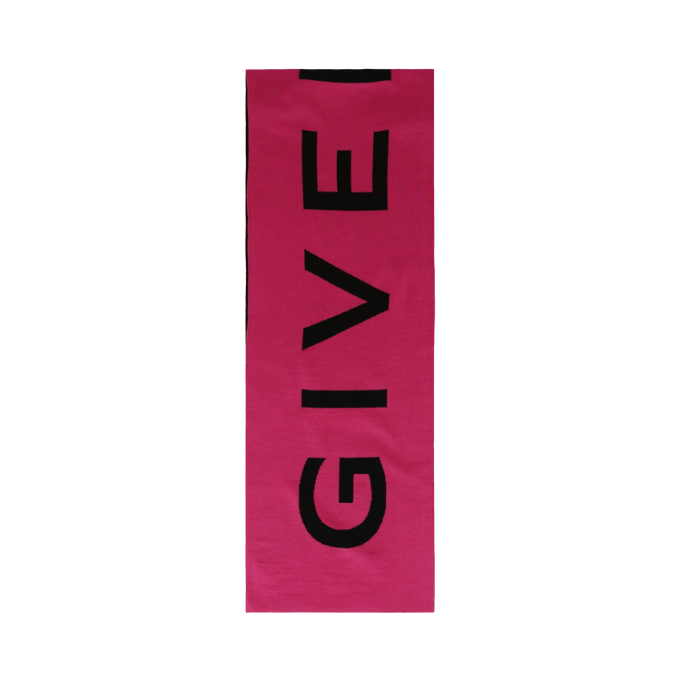 Givenchy Jacquard Logo Scarf 'Pink/Black'