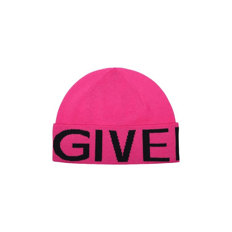 Givenchy Jacquard Logo Beanie 'Pink/Black'