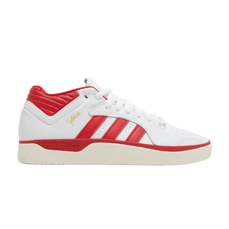 Adidas Tyshawn Mid 'White Scarlet'