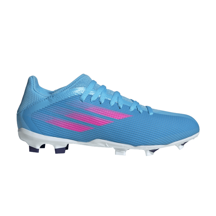 Adidas X Speedflow.3 Laceless FG J 'Sky Rush Team Shock Pink'