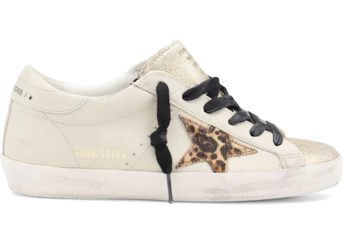 Golden Goose Super-Star Light Beige Dark Red (Women's)