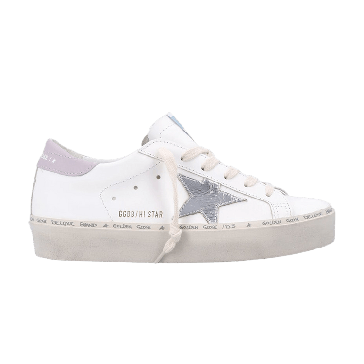 Golden Goose Wmns Hi Star 'White Silver Lilac'