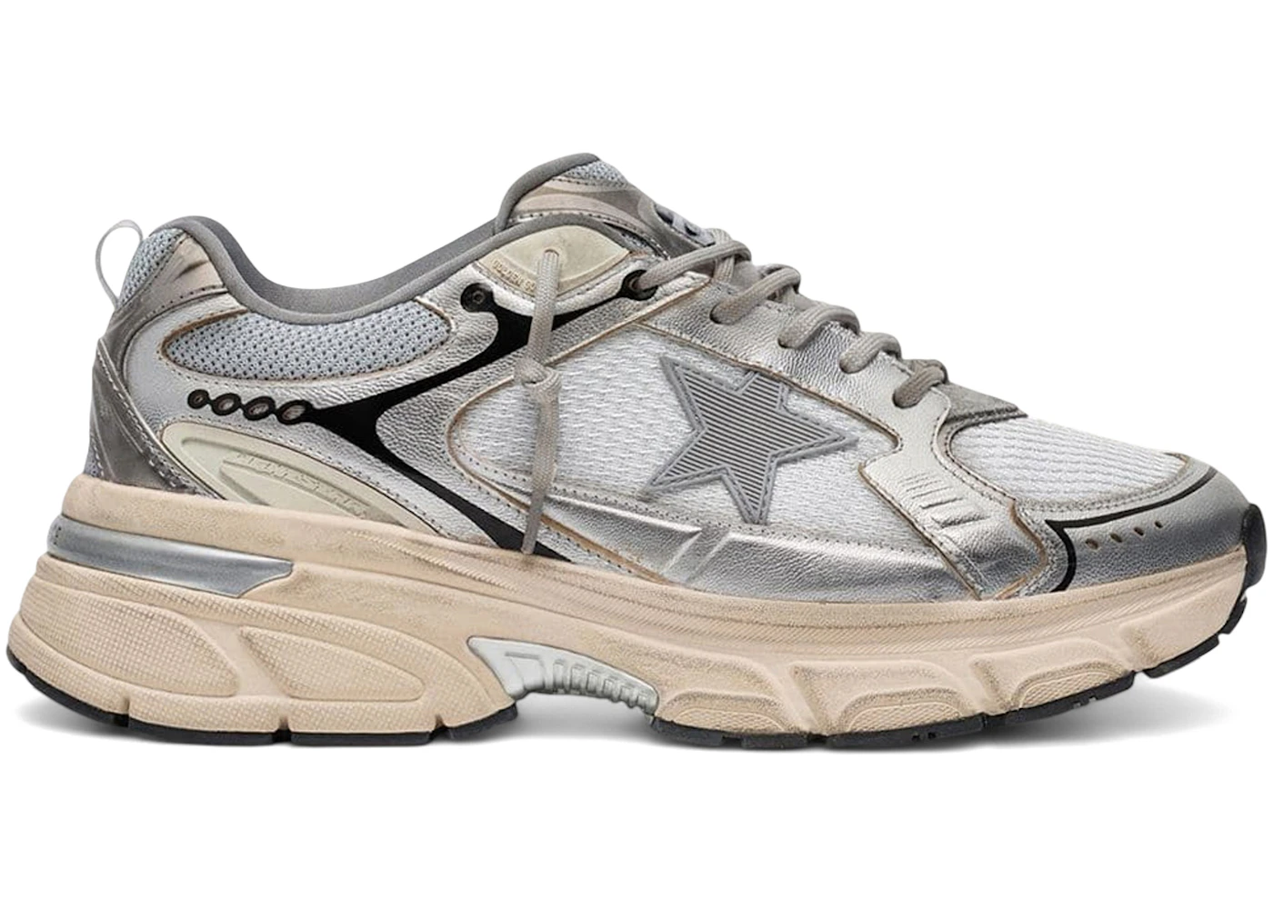Golden Goose Lightstar Gray Silver (Women's)
