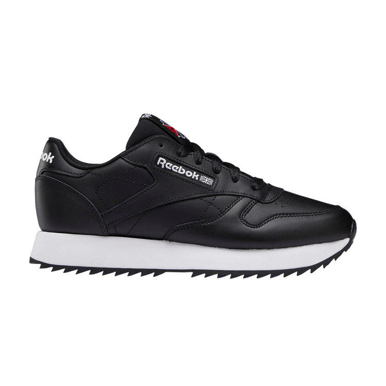 Reebok Wmns Classic Leather Ripple 'Black White'