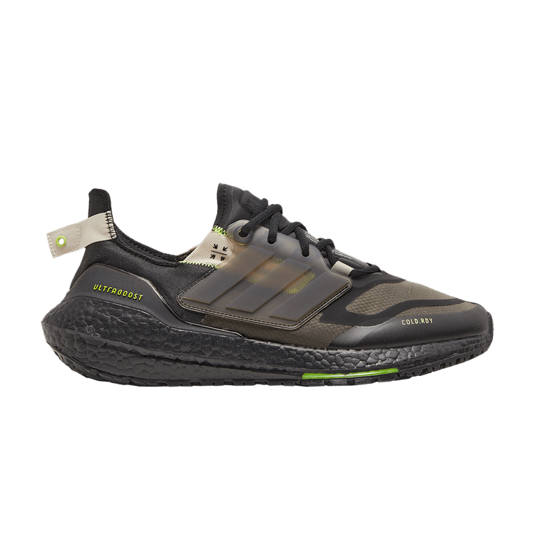 adidas UltraBoost 22 Cold.RDY 'Black Solar Yellow'