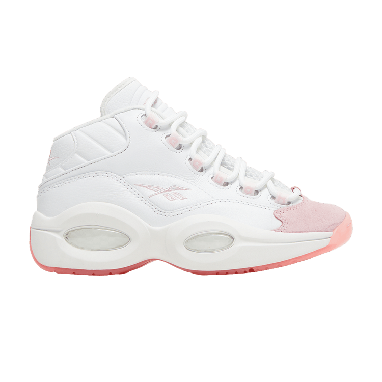 Reebok Question Mid Big Kid 'Pink Toe'