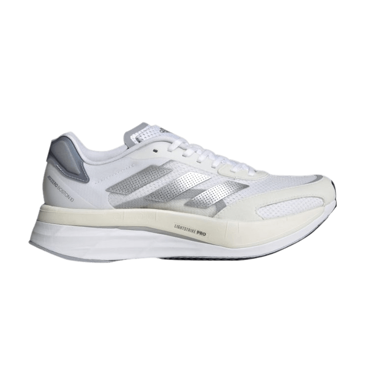 Adidas Wmns Adizero Boston 10 'White Silver Metallic'