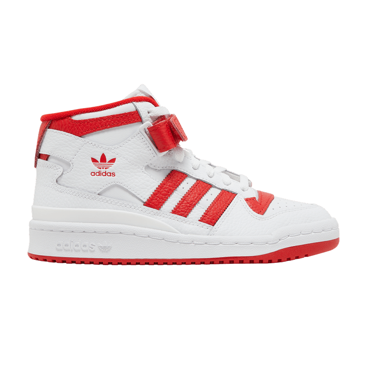 Adidas Forum Mid J 'White Vivid Red'