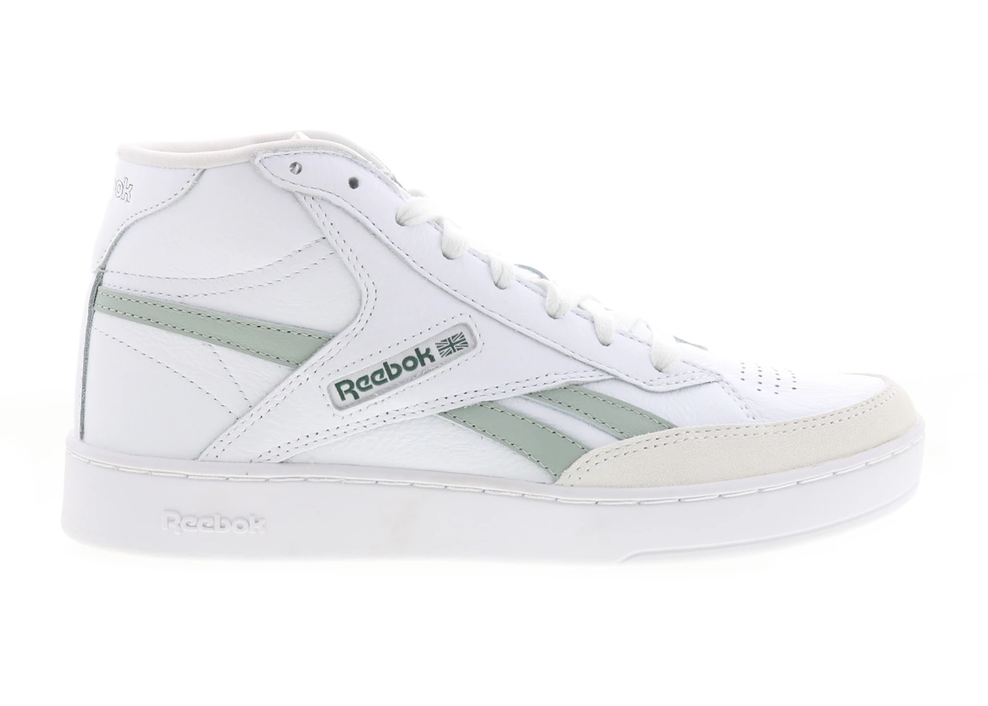 Reebok Club C Form Hi Footwear White Sea Spray Chalk Green (Women's)