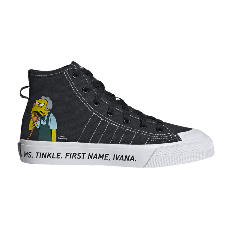 The Simpsons x adidas Nizza Hi RF J 'Pranks On Moe'