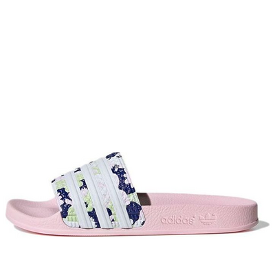 (GS) adidas originals Adilette Lite Slide 'Light Pink Floral'