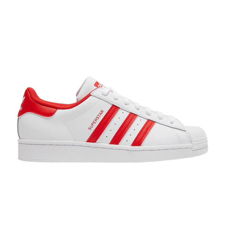 adidas Superstar 'White Vivid Red'