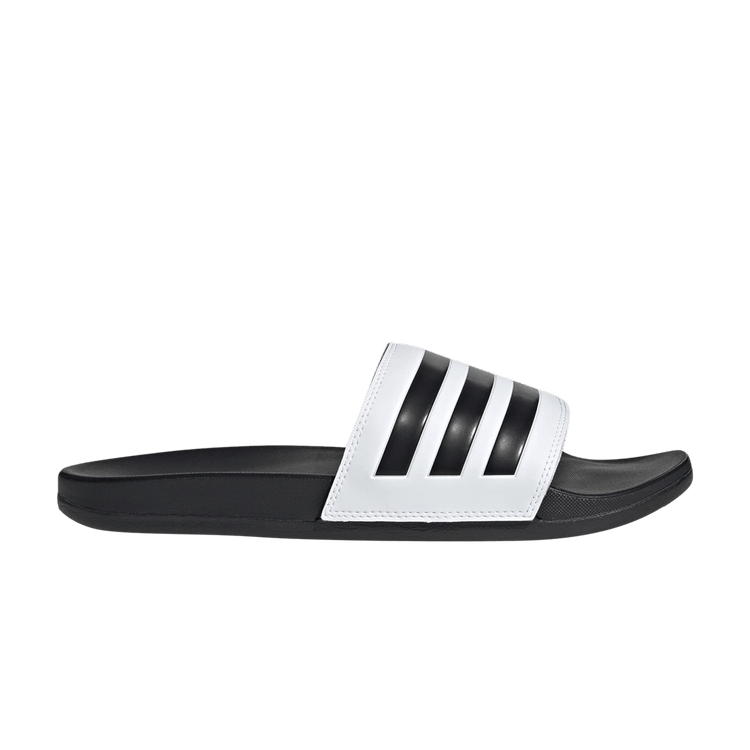 Adidas Adilette Comfort Slide 'White Black'