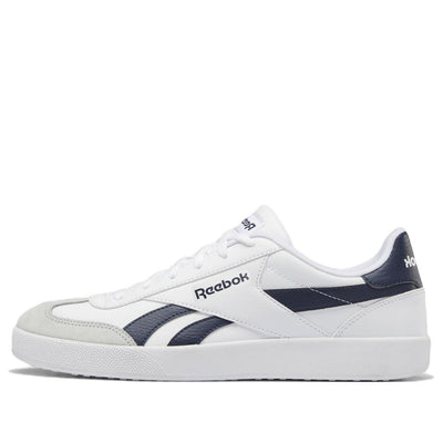 Reebok Vector Smash Cozy Wear-resistant Skateboarding Shoes Unisex White Blue