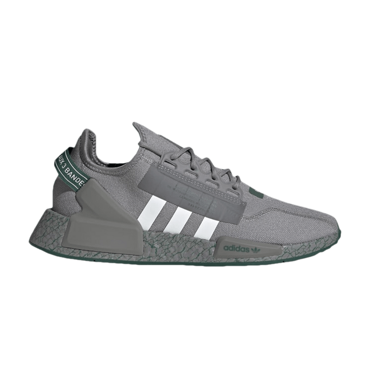 Adidas NMD_R1 V2 'Crackled - Grey Collegiate Green'