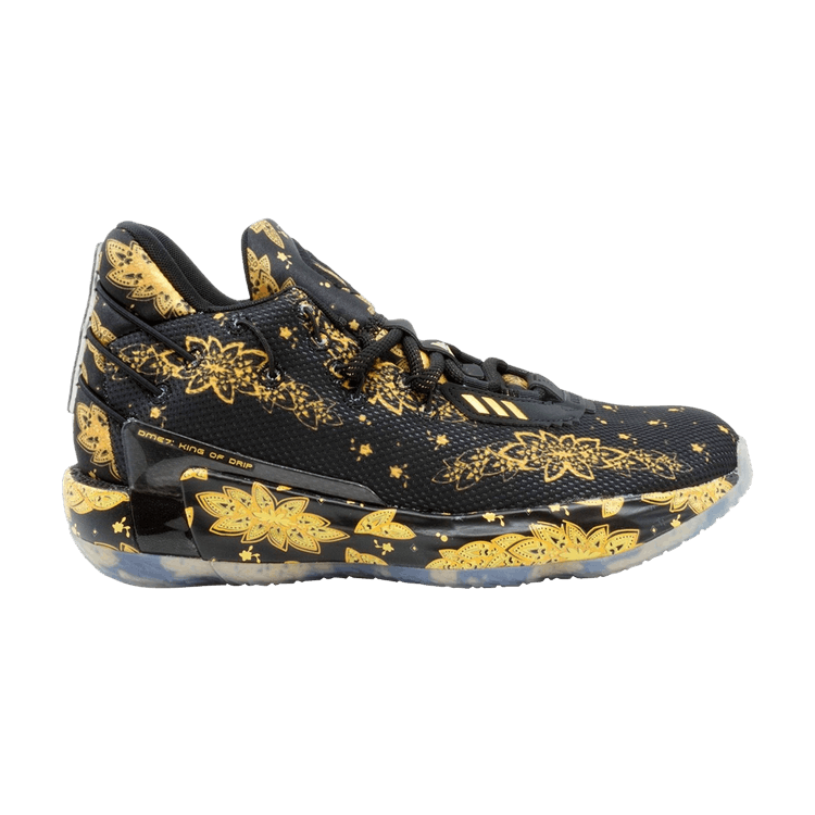 Ric Flair x adidas Dame 7 'Black Gold Metallic'