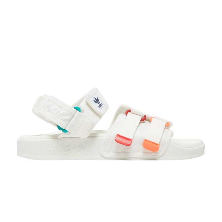 adidas Adilette Sandal 4.0 'White Scarlet True Orange'