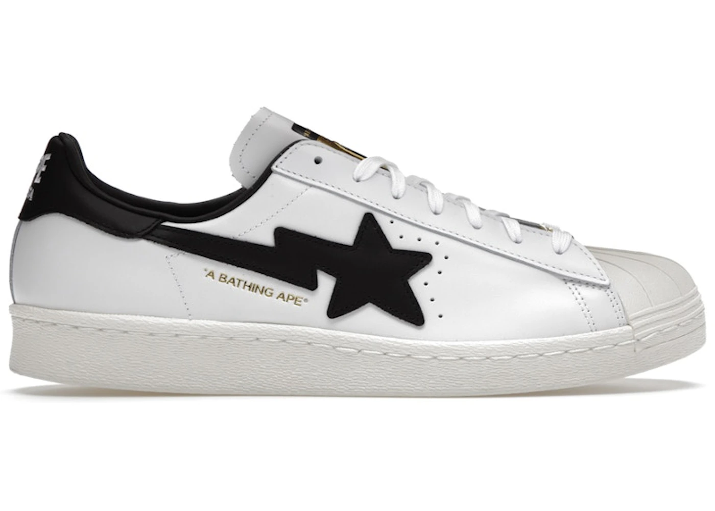 adidas Superstar 80s Bape White Black