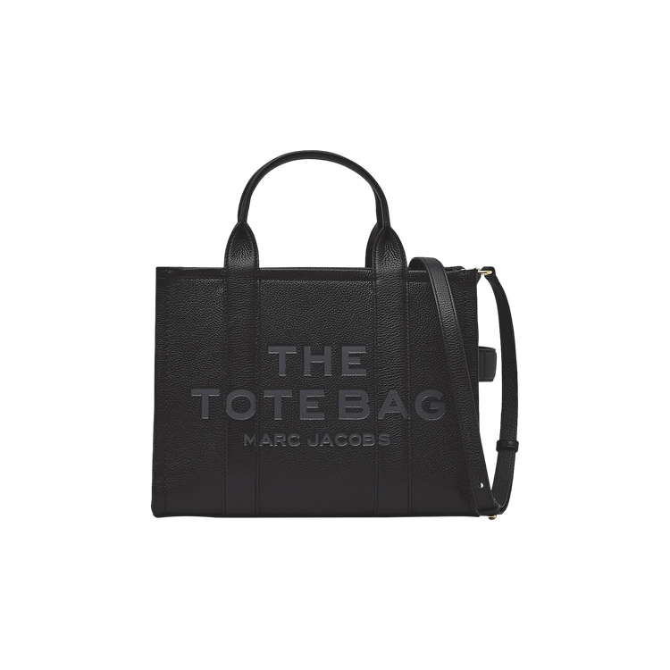 Marc Jacobs The Medium Leather Tote Bag 'Black'