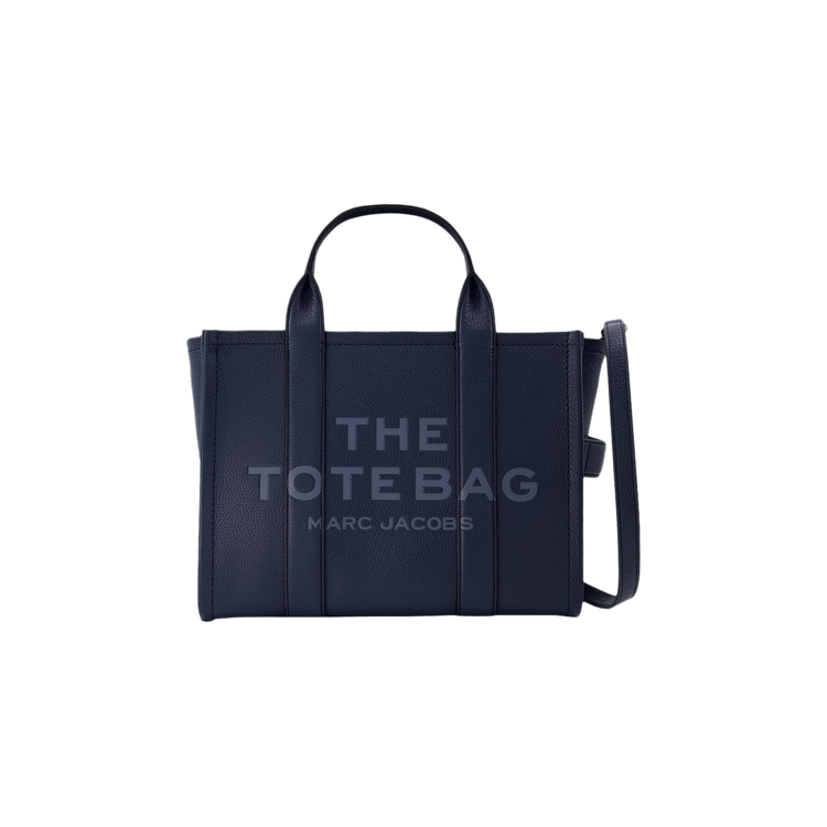 Marc Jacobs Leather Small Tote Bag 'Blue'