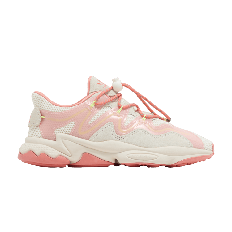 Adidas Wmns Ozweego Plus 'Cream Semi Coral'