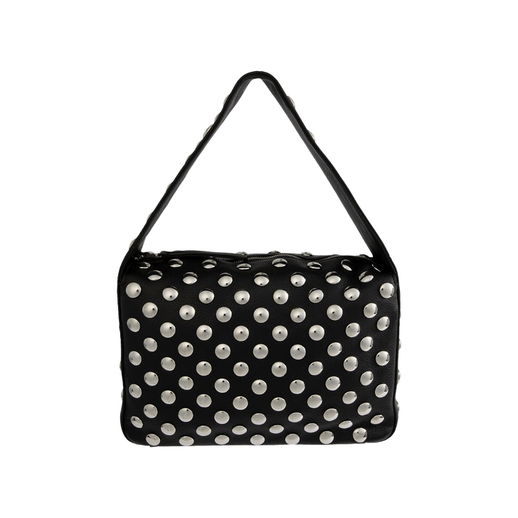 Khaite Elena Shoulder Bag With Silver Studs 'Black'