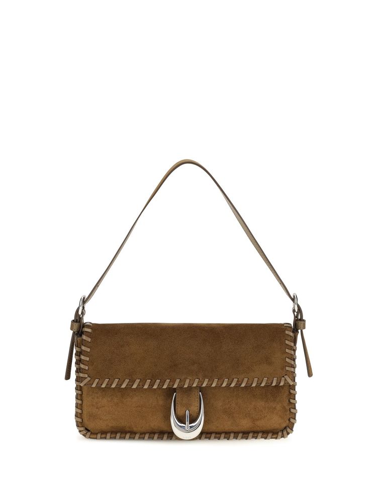 Staud Harlow Suede Shoulder Bag