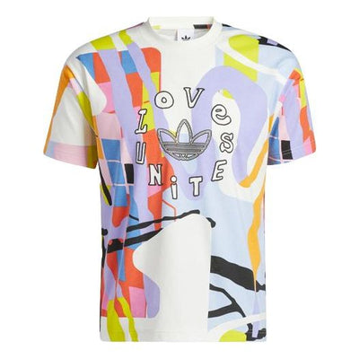 (WMNS) adidas originals Men's Love Unites Aop Sports Multicolor