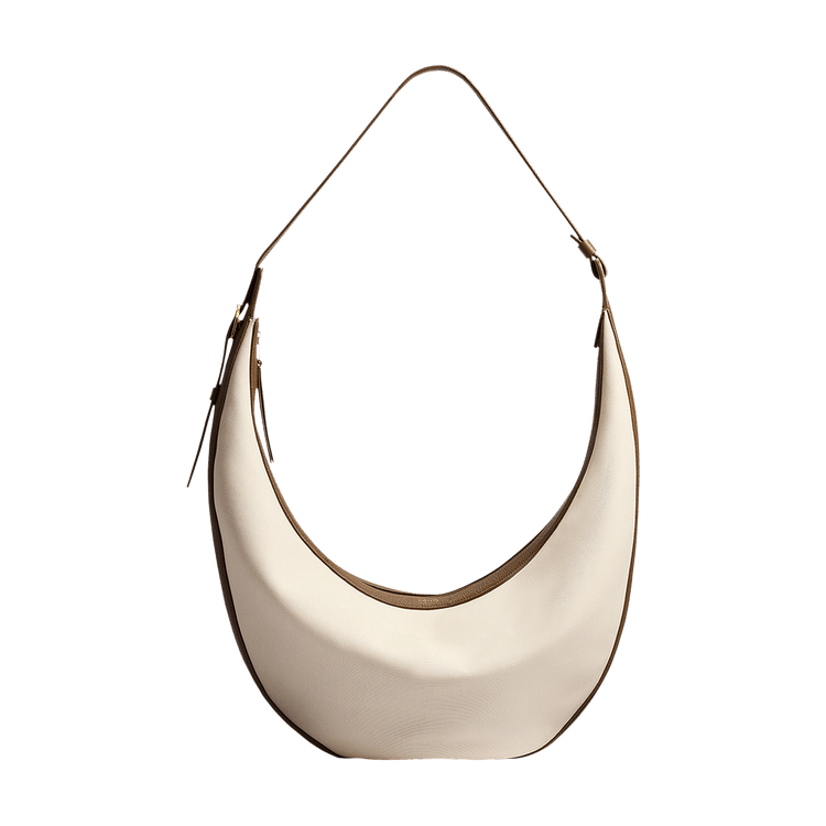 Khaite Augustina Hobo Bag 'Cream/Dark Olive'