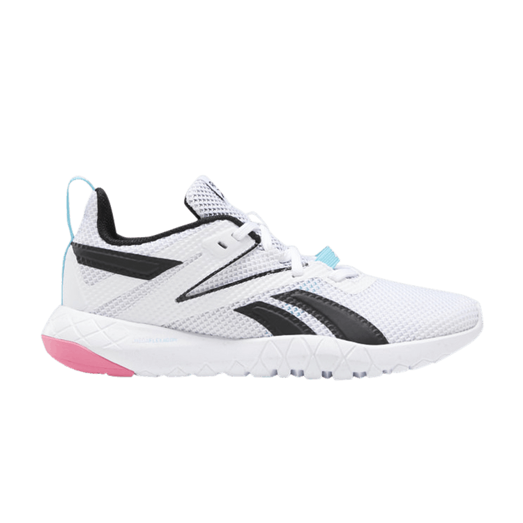 Reebok Wmns Mega Flexagon 'White Neon Blue'