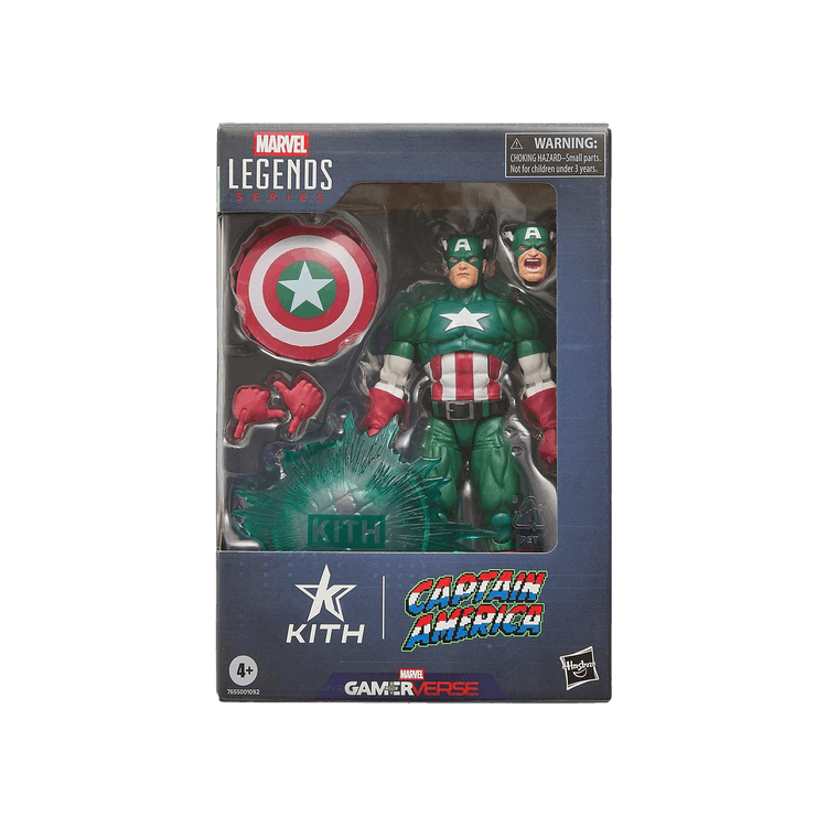 Kith x Marvel Comics for Hasbro Legends Captain America Gameverse Player 2 Figure 'Green'