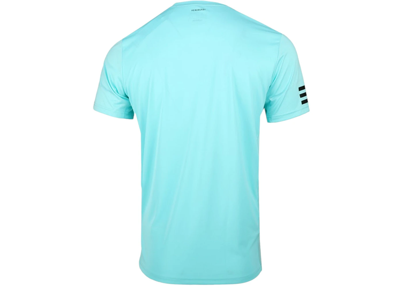 adidas Club Striped Crew Neck Short Sleeve T-Shirt Light Blue