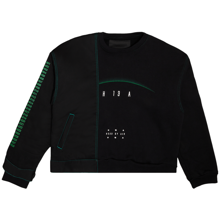 Hood By Air Panelled Sweatshirt 'Black'