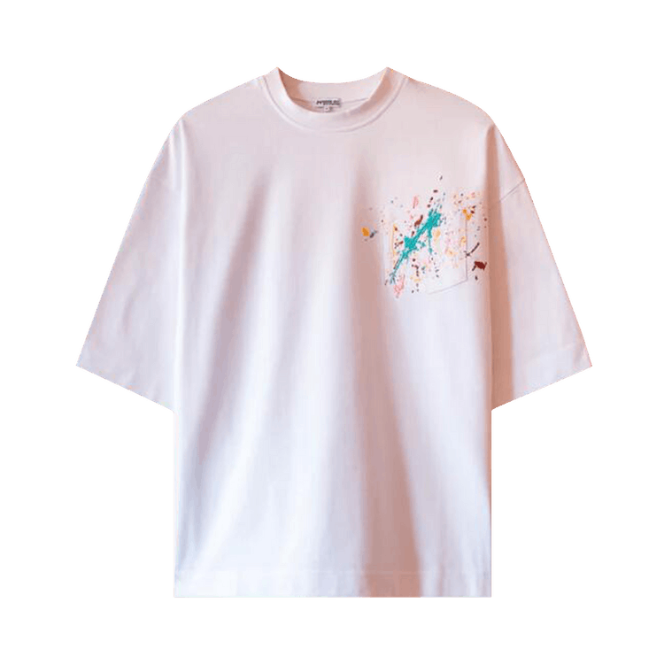 HOUSE OF ERRORS Embroidered Paint Splatter Tee 'White'